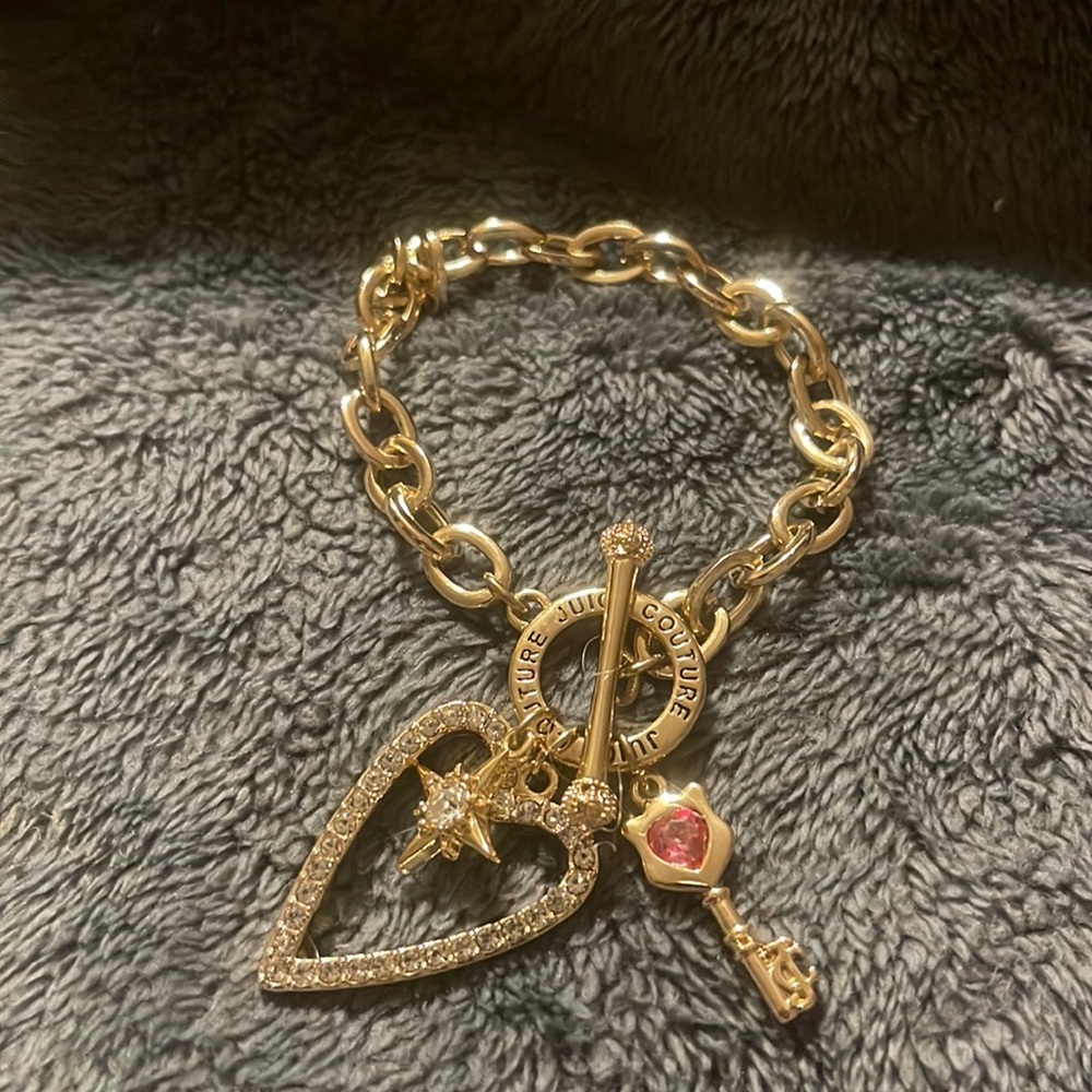 Juicy Couture toggle charm bracelet